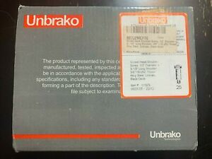 1/2&#034; x 3-1/2&#034; Unbrako Socket Head Shoulder Screw Black Oxide Alloy Steel