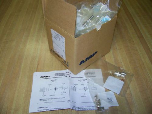 Amp 330878 bnc crimp rf silver plated connector for sale