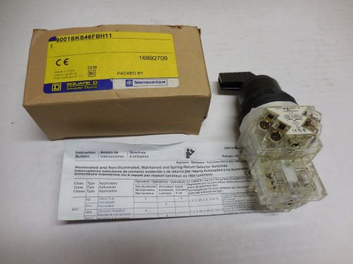 SQUARE D SWITCH SELECTOR MOTOR CONTROL PART # 9001SKS46FBH11