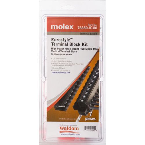 MOLEX 76650-0180 Eurostyle Terminal Block Kit 7 Pieces
