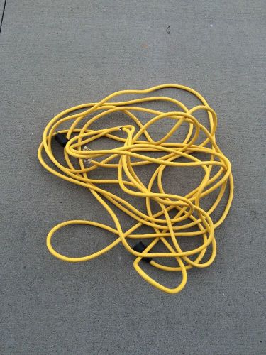50 ft. used yellow extension cord heavy duty outdoor #12/3 awg for sale