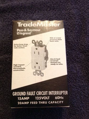 Trademaster Pass And Seymour Ground Fault Circuit Breaker 1591-1