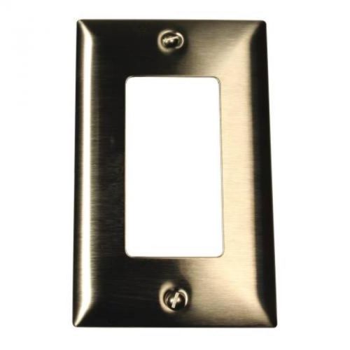 Wallplate 1-Gang GFCI Stainless Steel SS26 HUBBELL ELECTRICAL PRODUCTS SS26