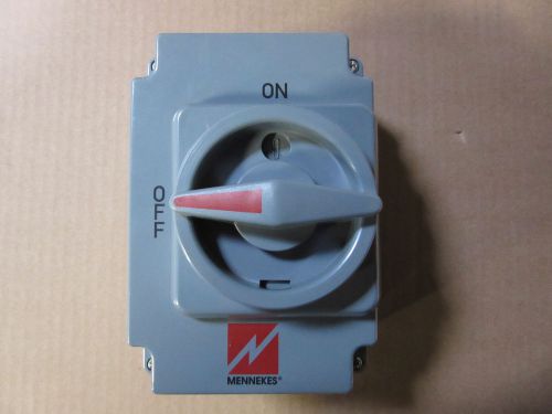 Mennekes me32ms1a-m2 hdi disconnect switch 3-phase 30 amp 600v type 4x, 12 new!! for sale