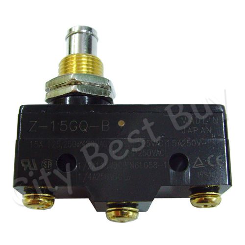 1 x z-15gq-b omron limit z15gqb 220v switch normally open panel mount plunger for sale