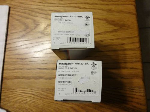Cooper Wiring Device AH1223B  3 Way Light Switch (Set of 2 Boxes)  NEW