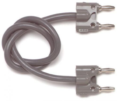 Pomona 2ba-al-36 double banana plugs on twisted pair cable, 36&#034; for sale