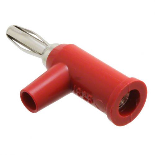Pomona 1825 standard banana plug, solderless and stackable, red for sale