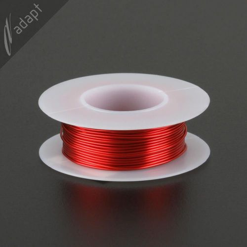Magnet wire enameled copper red 21 awg (gauge) 155c ~1/8lb 50ft coil winding hpn for sale
