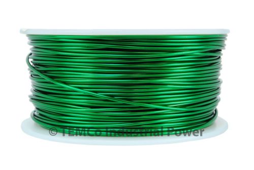 Magnet wire 24 awg gauge enameled copper 155c 1lb 790ft magnetic coil green for sale