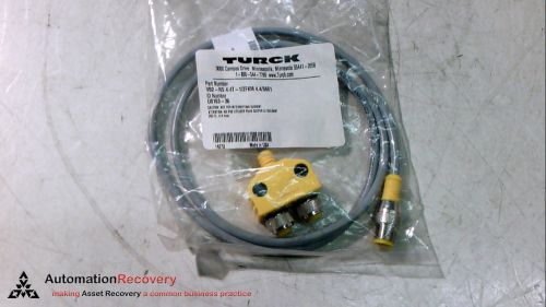 TURCK VB2-RS 4.4T-1/2FKM 4.4/S651 CABLE 250V 4A MAX  BRANCH SPLITTERS, NEW