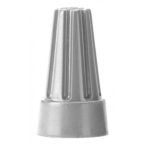 (3000 pc)  gray screw-on wire nut connectors p1 gray twist on barrel 22-14 awg for sale