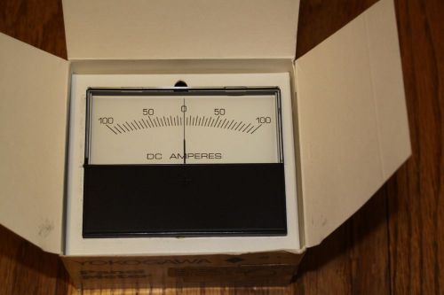 Yokogawa panel meter new in box -100 to +100 amps dc, lot #2 for sale