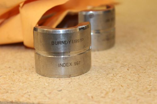 Burndy u997 index 997  12 ton    hydraulic compression tool die for sale