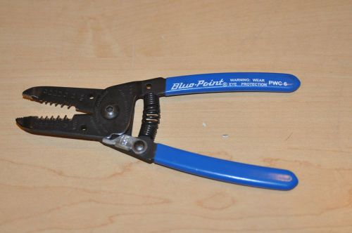 BLUE POINT PWC6 6&#034; WIRE STRIPPER / CUTTER PRE-OWNED FREE SHIPPING