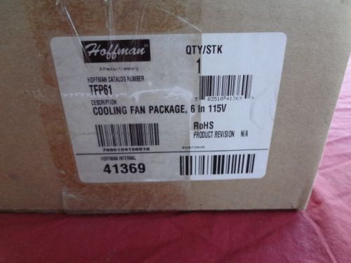 New Hoffman TFP61 Cooling Fan Package 115V-AC 6in---SEE PICS BELOW