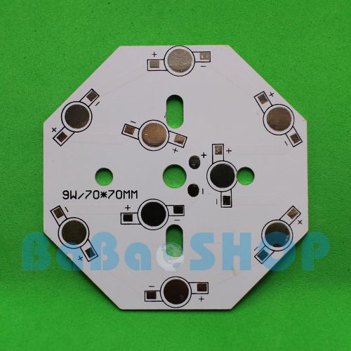 2pcs 9x 1w 3w high power led downlight ceiling square aluminum base plate 9w for sale