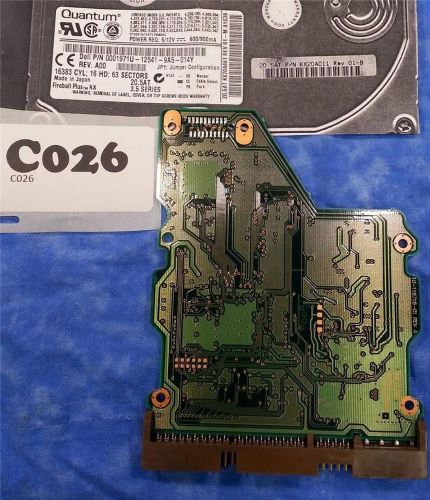 #C026 - Quantum Fireball Plus KX20A461 REV 01 - M A1S39 KX20A011 hard drive PCB