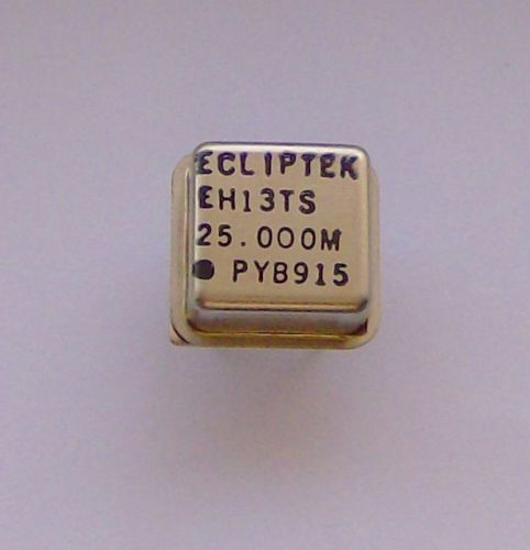 1 pc 25 MHz Crystal  Oscillator, EH13 type, 3.3V, P/N EH1345HSTTS-25.000M