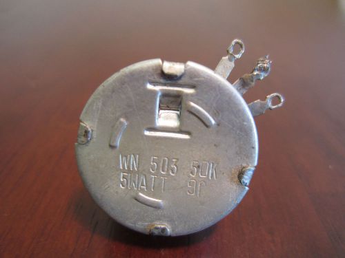 Centralab WN-503 50K 5 Watt Potentiometer