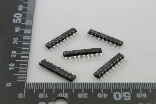 20pcs Commoned Resistor Network  5k1 Ohm  5k1 R  9 PIN ±2% A09-512