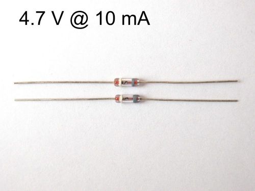 4.7 v @ 10 ma ex-ussr zener diode nos qty=24 for sale