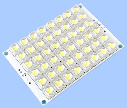 12V White LED Panel Board 48 Piranha LED Energy Saving Panel Light NEW