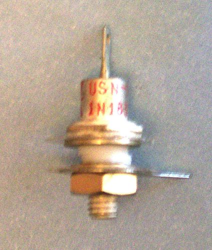 1n1832a texas instruments rectifier 62v 50ma do-4 cathode case - vintage nos for sale
