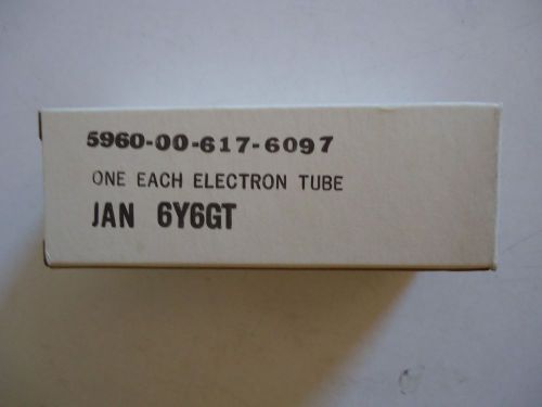 GE JAN 6Y6GT Vacuum Tube (NEW) Made in USA