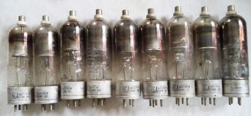 (9) used rca &amp; ge 8008 mv high voltage half wave rectifier tube  n/r for sale