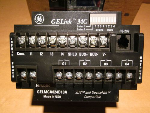 GE GELink PD GELMCA024D10A 24V AC/DC REMOTE I/O DEVICE *NIB*