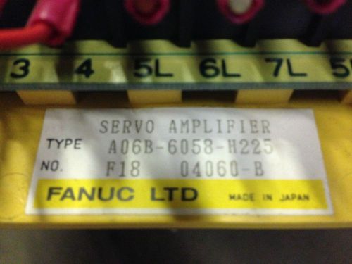 Fanuc Servo Amplifier A06B-6058-H225