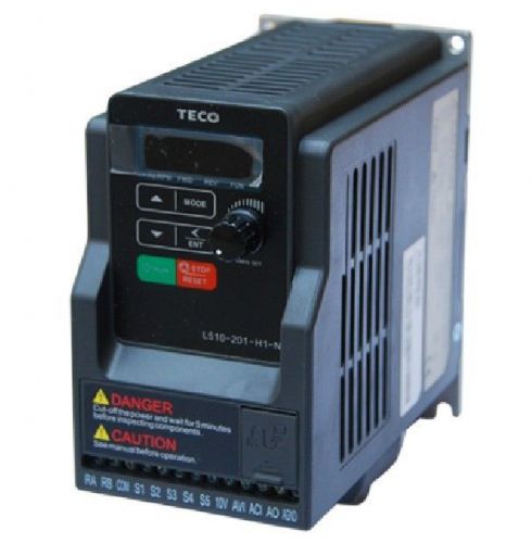Teco ac motor drive inverter l510-201-h1-n 1hp 750w 3 phase 200v~240v 50/60hz for sale