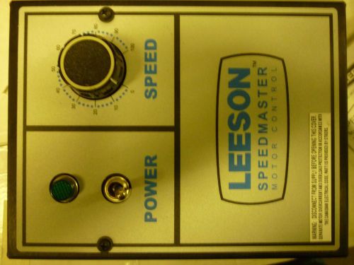 Leeson speedmaster motor control model 174307.00 for sale