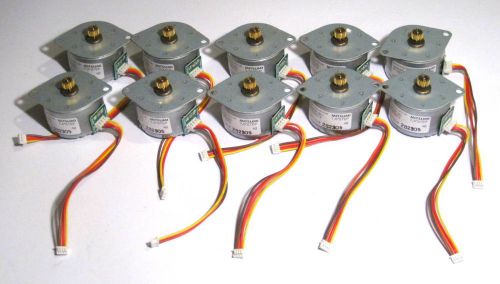 LOT OF 10 NEW Mitsumi stepping motor M35SP-8 P1043013 4 ohm 7.5 degree step