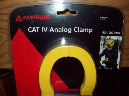AMPROBE RS-1007 PRO, CAT IV Analog Clamp On Ammeter, 1000A