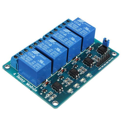 4 Channel 12V Relay Shield Module with Optocoupler Power Supply Arduino PIC
