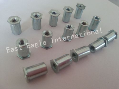 15pcs m3*9mm studs thro hole standard  hexagon female standoff fastener screw for sale