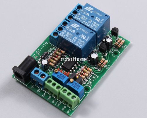 DC 12V 2-Channel Voltage Comparator Stable LM393 Comparator Module