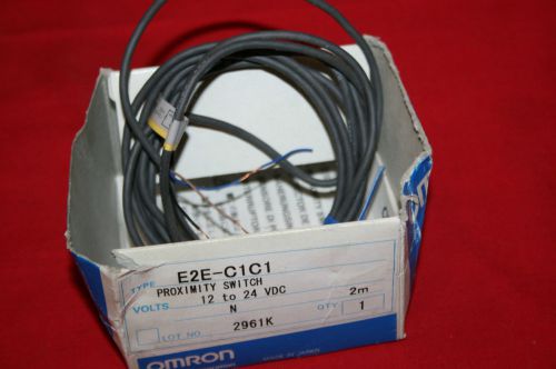 NEW Omron Proximity Switch E2E-C1C1 12-24VDC 2M - BNIB - Brand New in Box