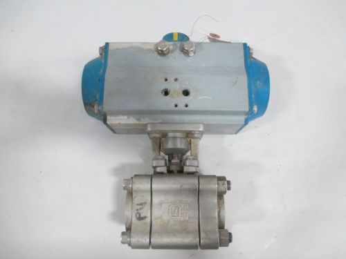 Neles jamesbury 4b3600xtb02 stainless 1-1/4in npt ball valve actuator d204316 for sale