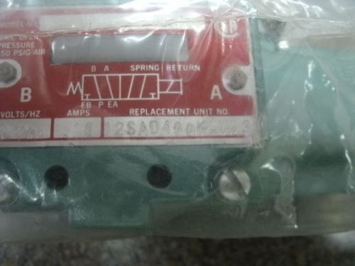 Numatics # 12sad400ka, solenoid valve, 150psi, .16 a, 120v, new!! for sale