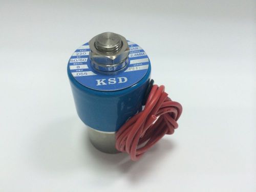 1/4pt, solenoid valve, 0 - 10 bar (150 psi) n.o. for sale