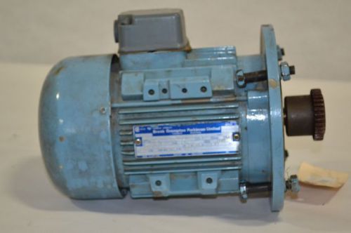 Brook crompton d80ad tefv ac 0.75kw 1hp 480v-ac 1700rpm electric motor d201547 for sale