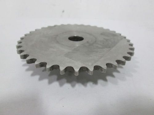NEW MARTIN 35B36SS STAINLESS 5/8IN ROUGH BORE CHAIN SINGLE ROW SPROCKET D314352