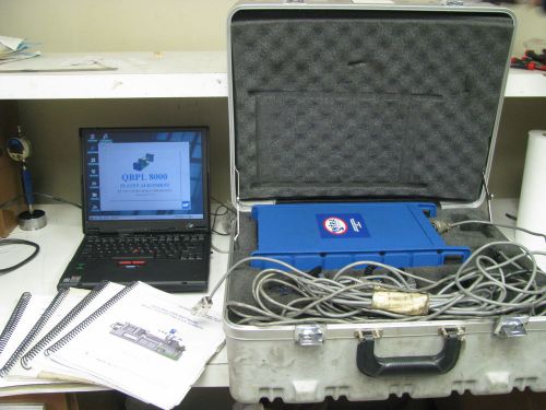Intracorp qb-8000 laser alignment system w/ computer, manuals and software for sale