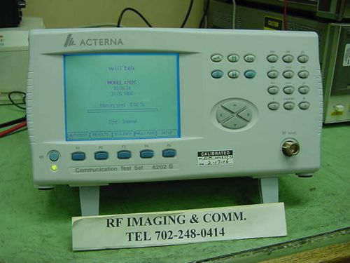 ACTERNA/WAVETEK/WILTEK 4202S GSM TEST SYSTEM