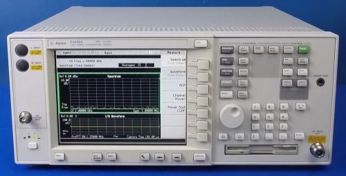 Agilent / hp e4406a w/  b78/bac/bae/bah vsa transmitter tester, 7 mhz - 4 ghz for sale