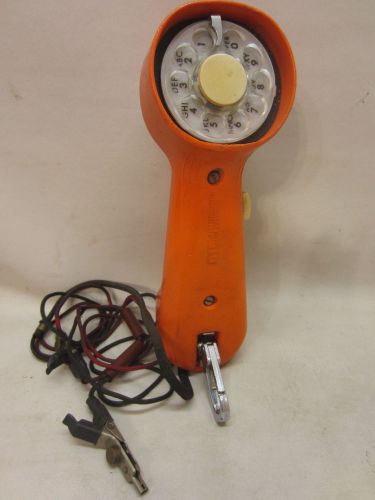 GTE Butt Set Vintage Rotary Dial Communication Phone Linesman Automatic Electric