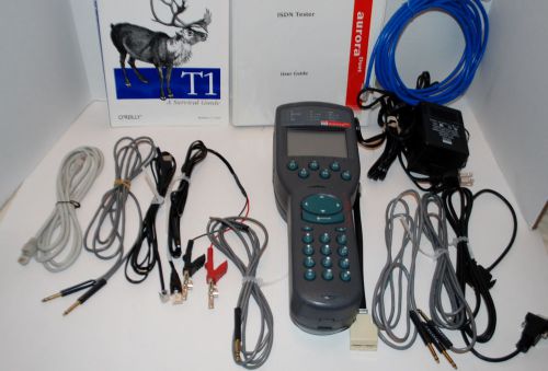 Trend Aurora Duet ISDN Tester w/bag, user guide, cables and AC adapter